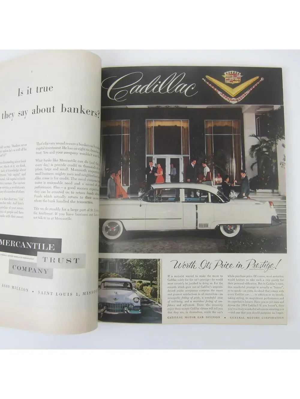 Vintage FORTUNE Magazine March 1954 Ezra T. Benson American Woolen Glenn Martin